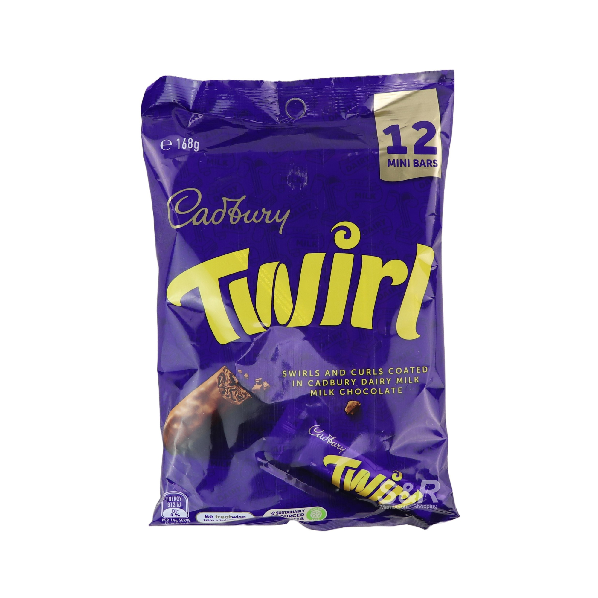 Cadbury Twirl Chocolate Bars (14g x 12pcs) Cadbury Twirl Chocolate Bars (14g x 12pcs)